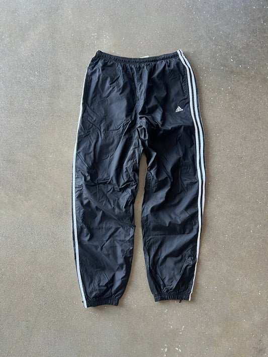 Vintage Black Adidas Track Pants - L