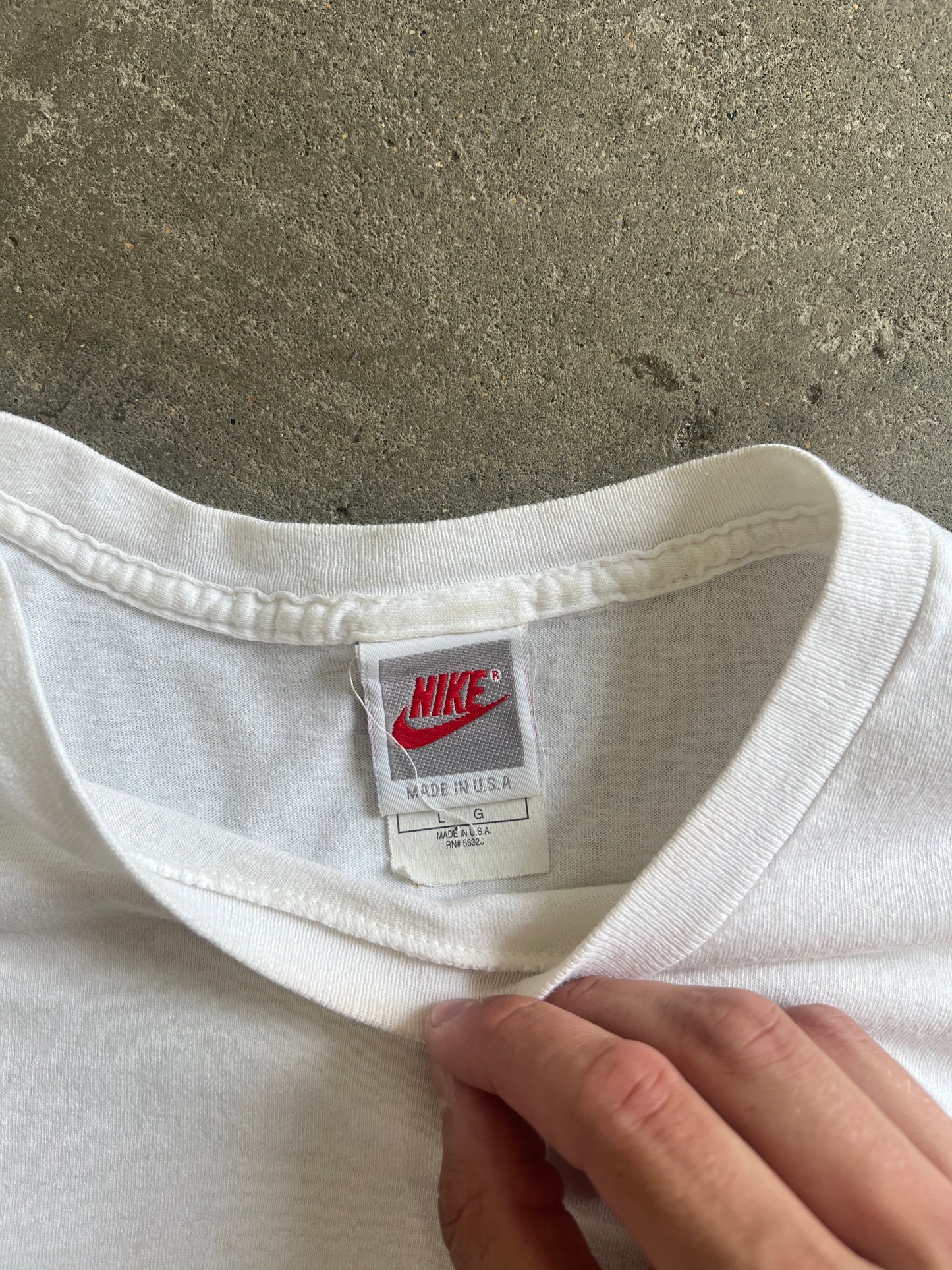 Vintage Blue Nike Logo Shirt - L