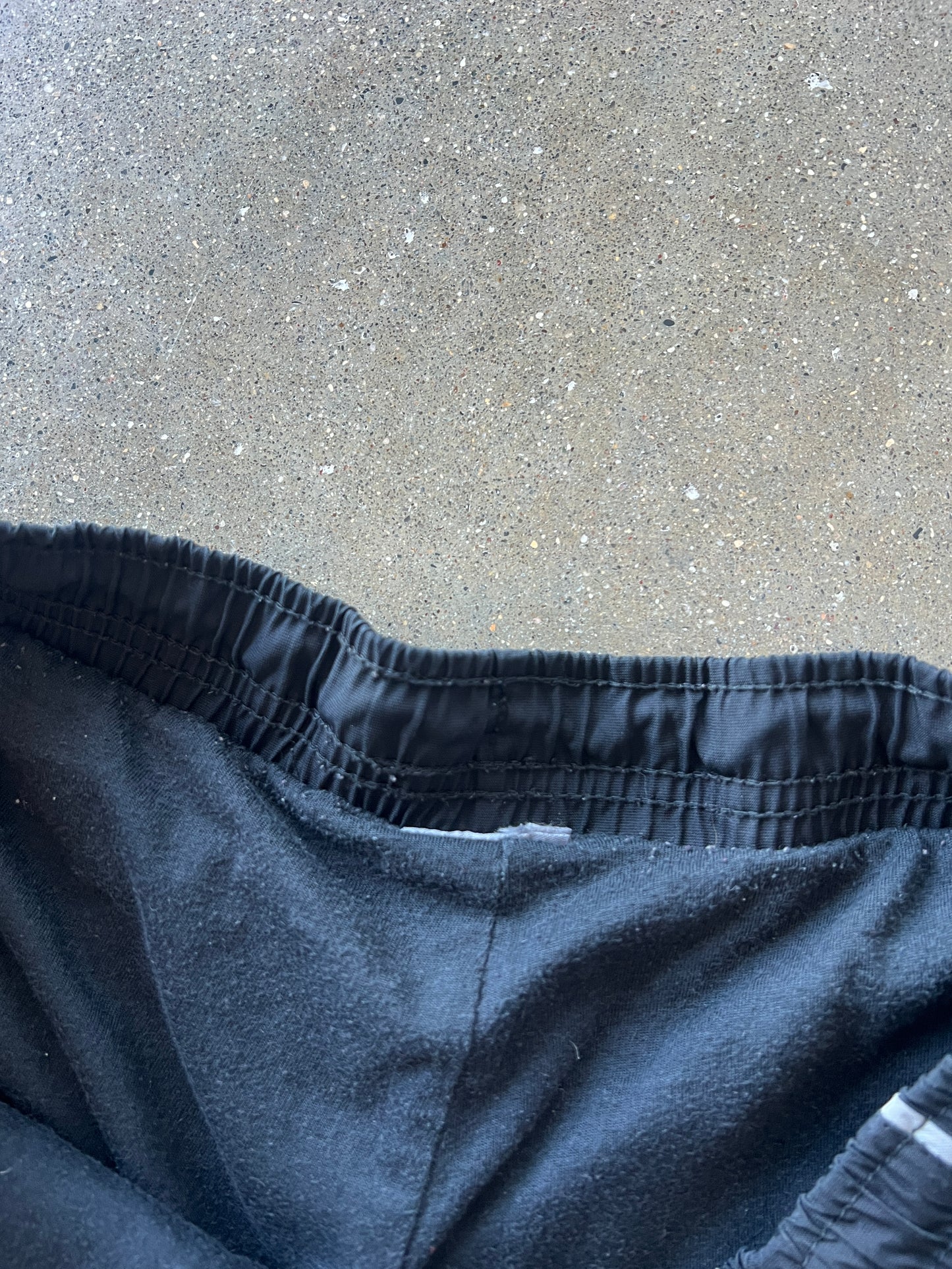 Vintage Black Nike Swoosh Track Pants - M