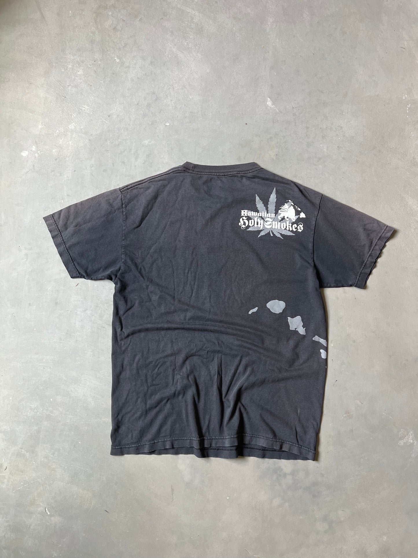 Faded Black Holy Smokes Tiger Tee - M