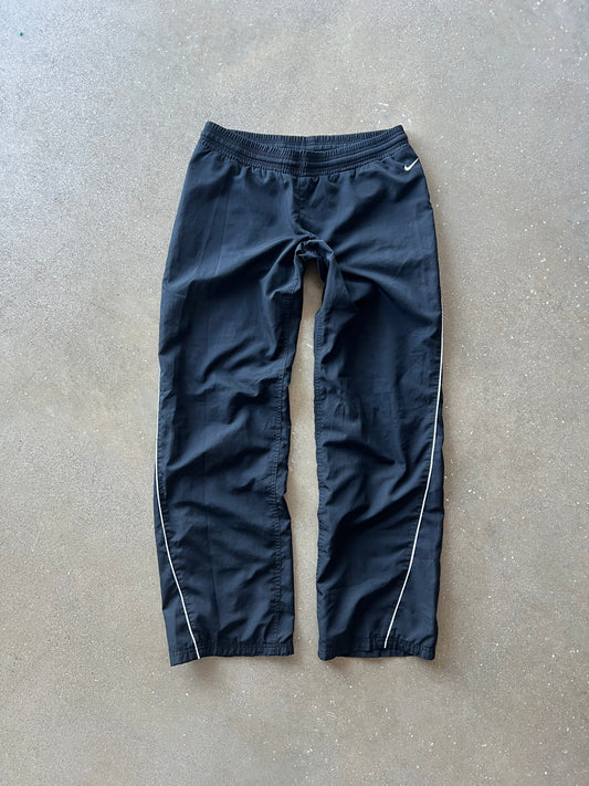 Vintage Black Nike Swoosh Track Pants - S