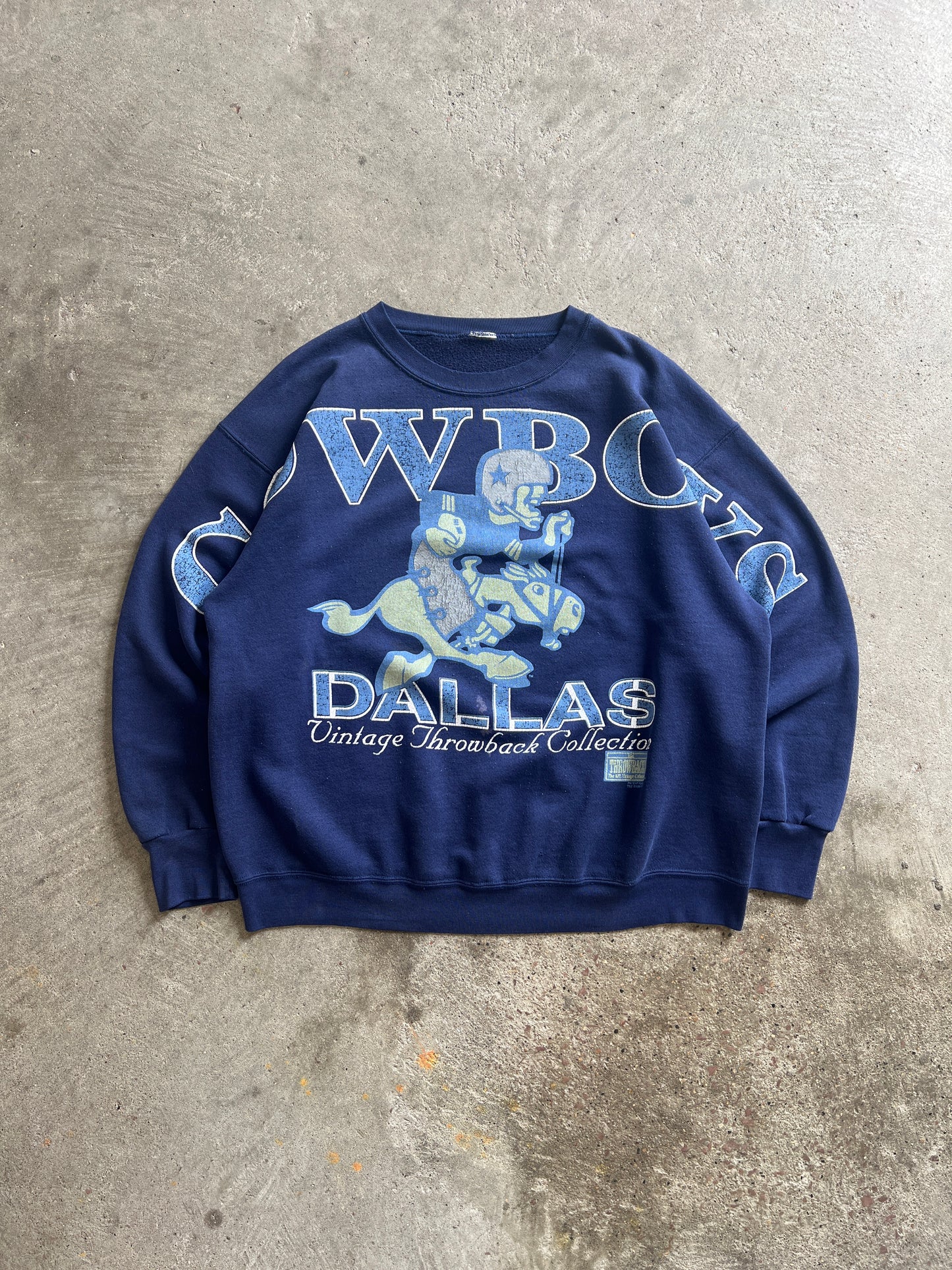 Vintage Dallas Spellout Crew - XL