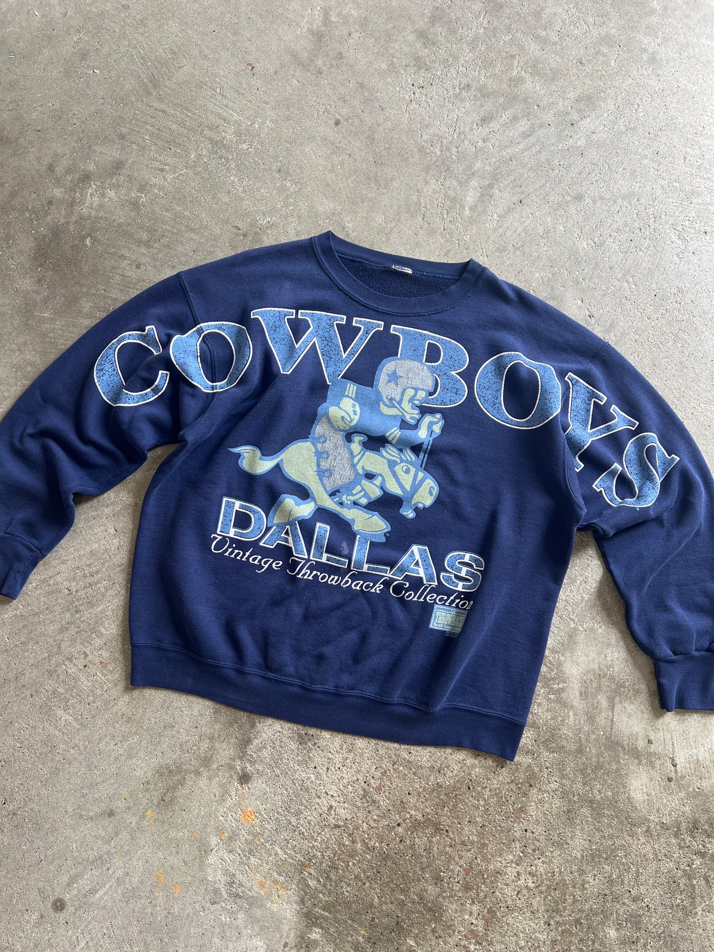 Vintage Dallas Spellout Crew - XL