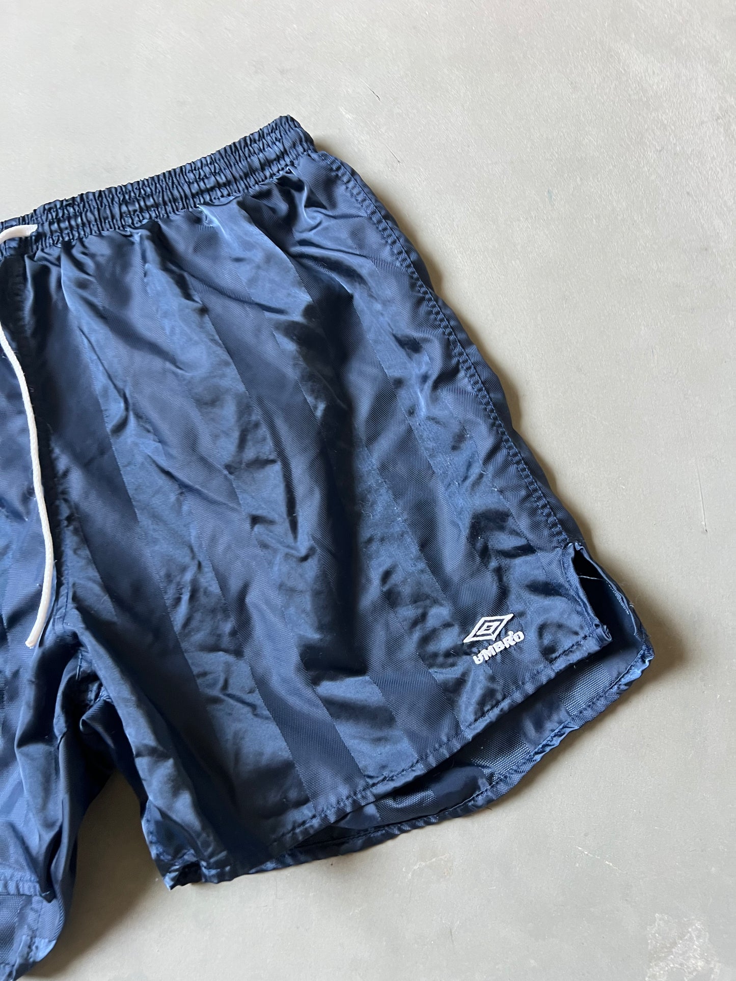 Vintage Navy Blue Umbro Shorts - L