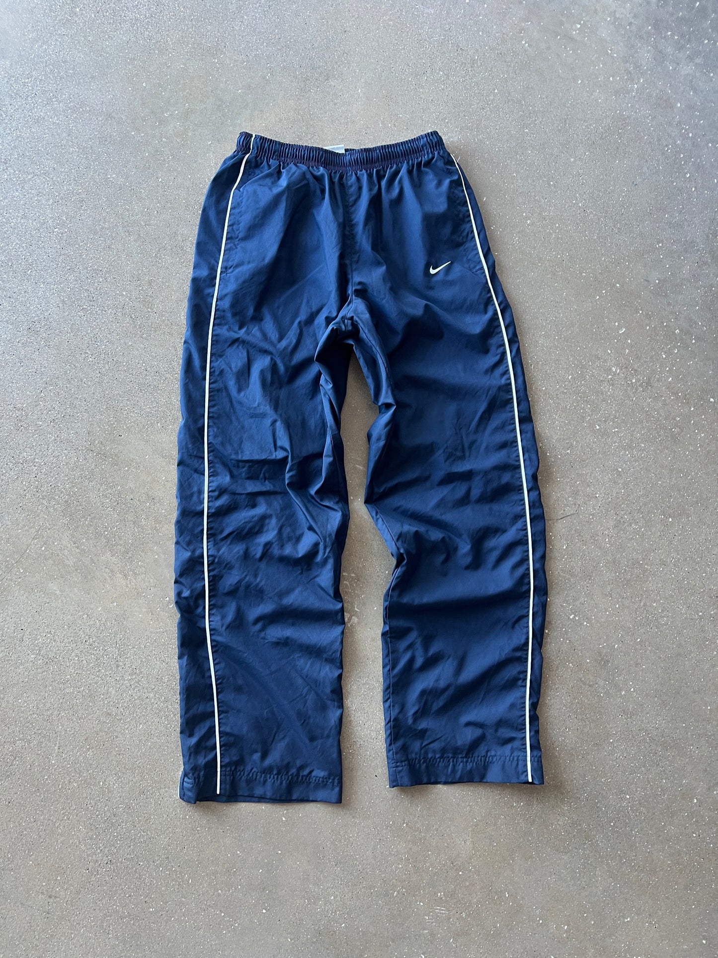 Vintage Navy Nike Swoosh Track Pants - S