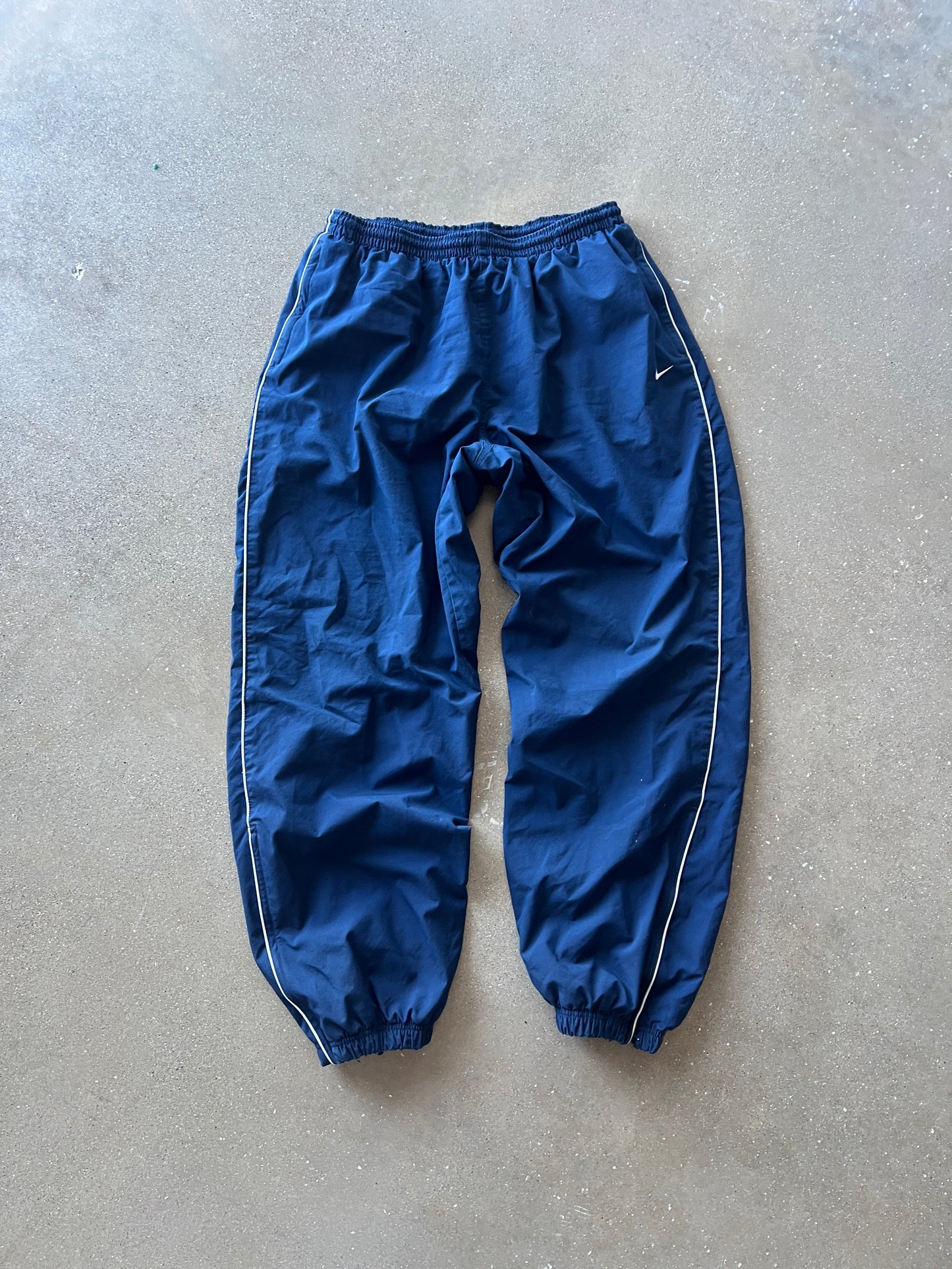 Vintage Navy Nike Swoosh Track Pants - XL