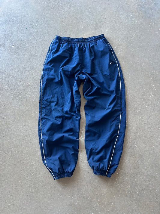 Vintage Navy Nike Swoosh Track Pants - XL