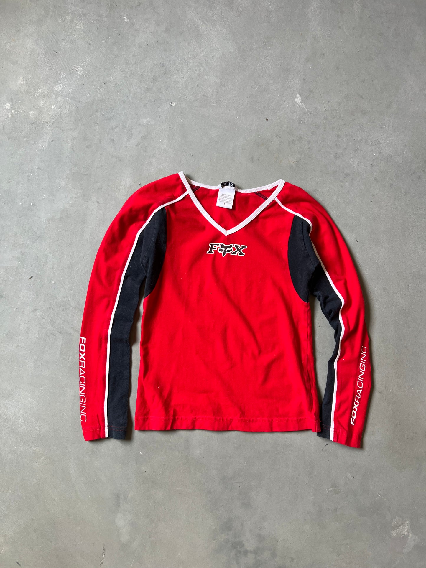 Y2k Fox Racing Longsleeve Shirt - S