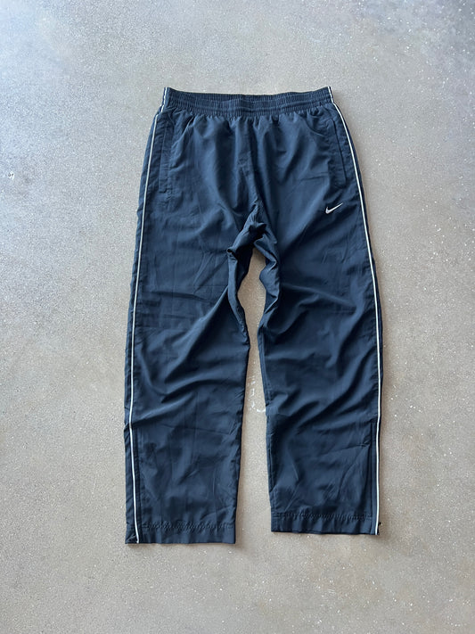 Vintage Black Nike Swoosh Track Pants - L