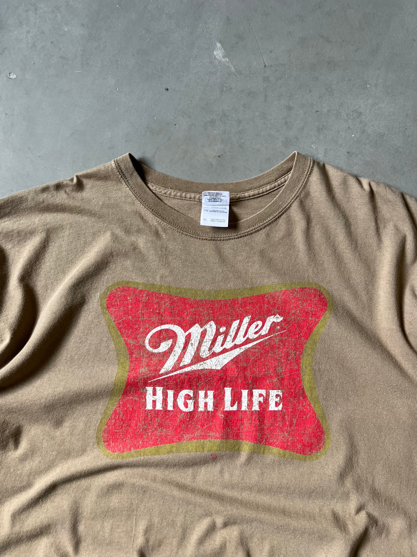 Vintage Tan Miller Light Shirt - XL