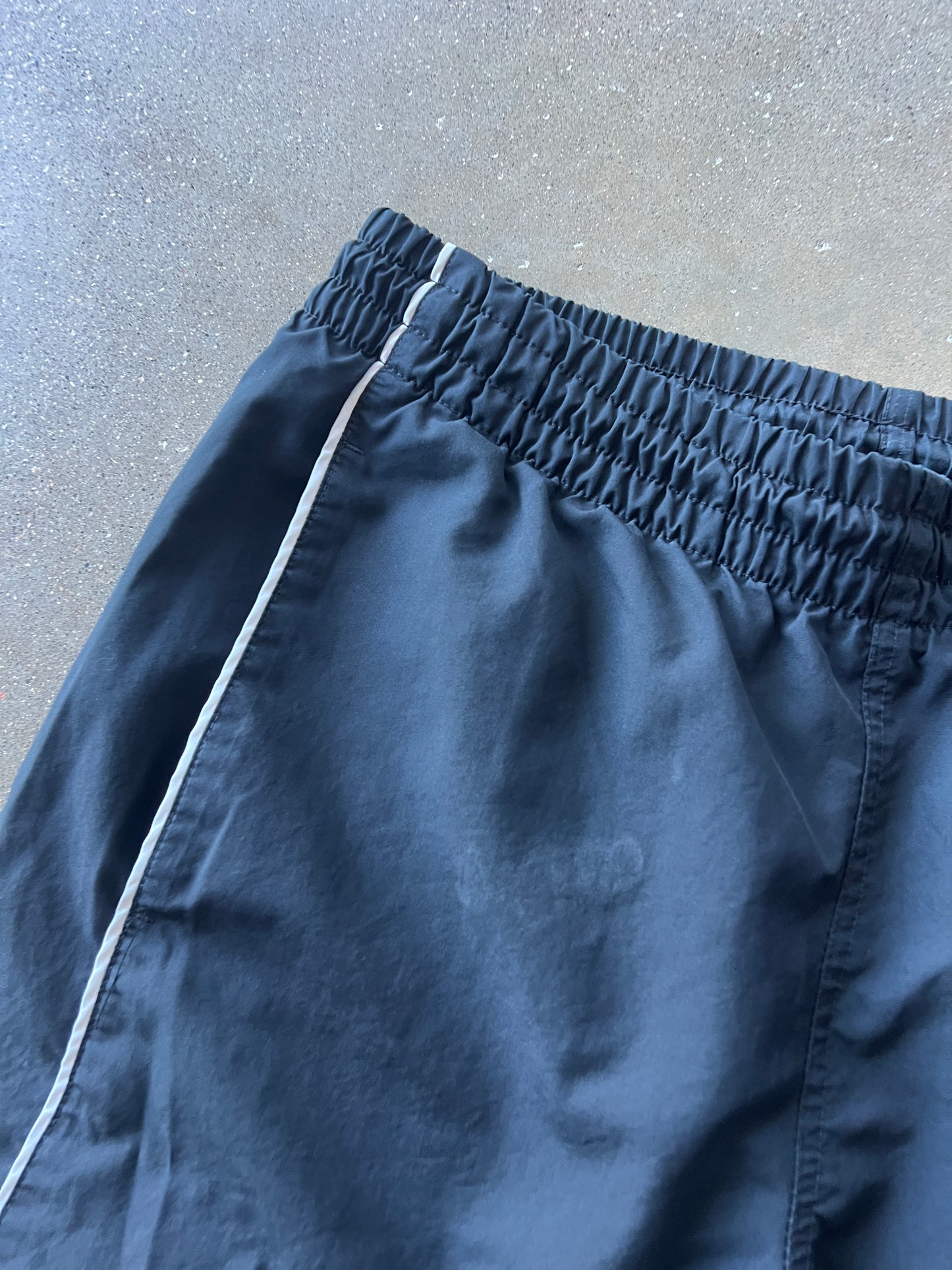 Vintage Black Nike Swoosh Track Pants - L
