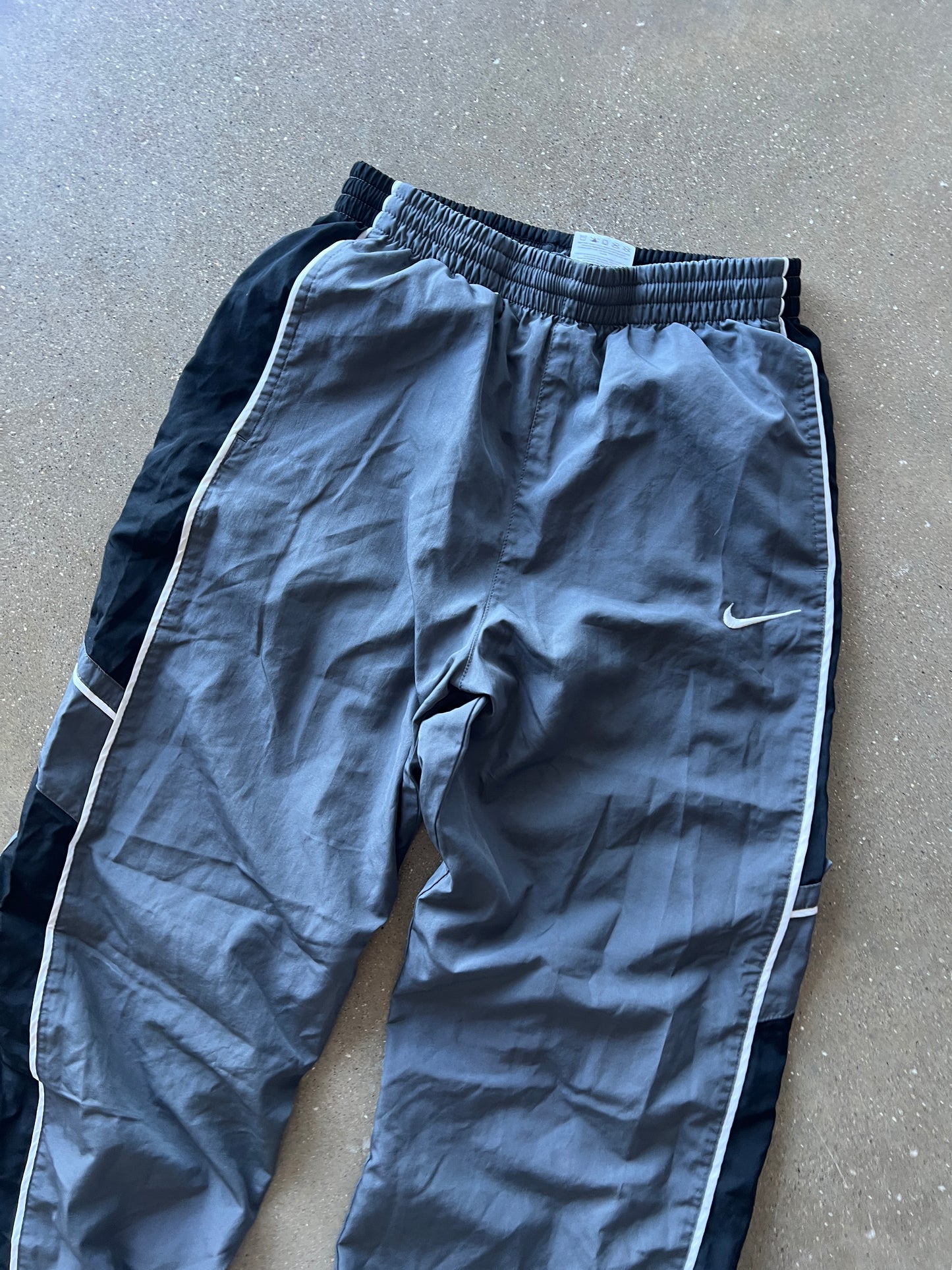 Vintage Grey Nike Swoosh Track Pants - S