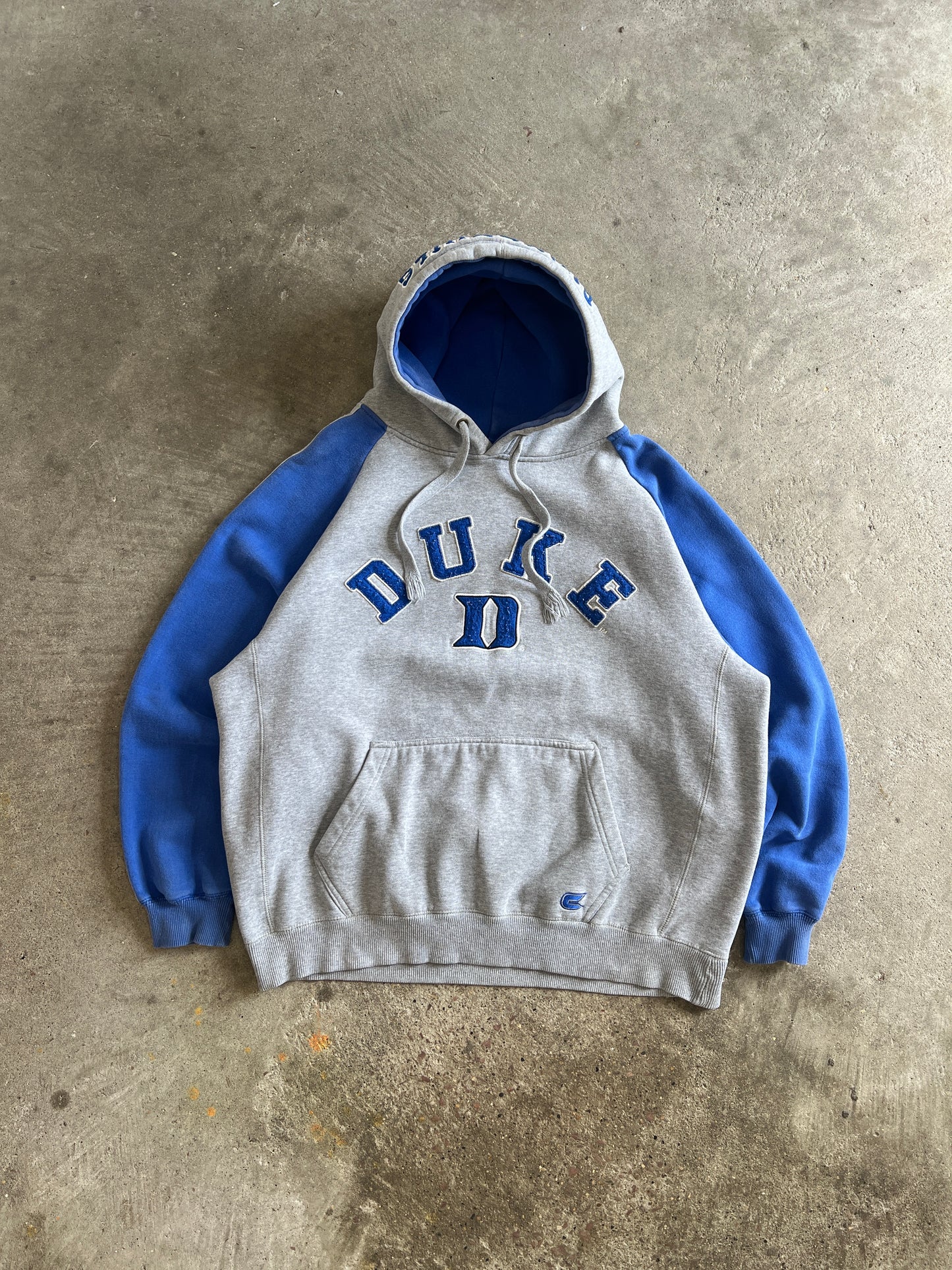 Vintage Duke Spellout Hoodie - XL