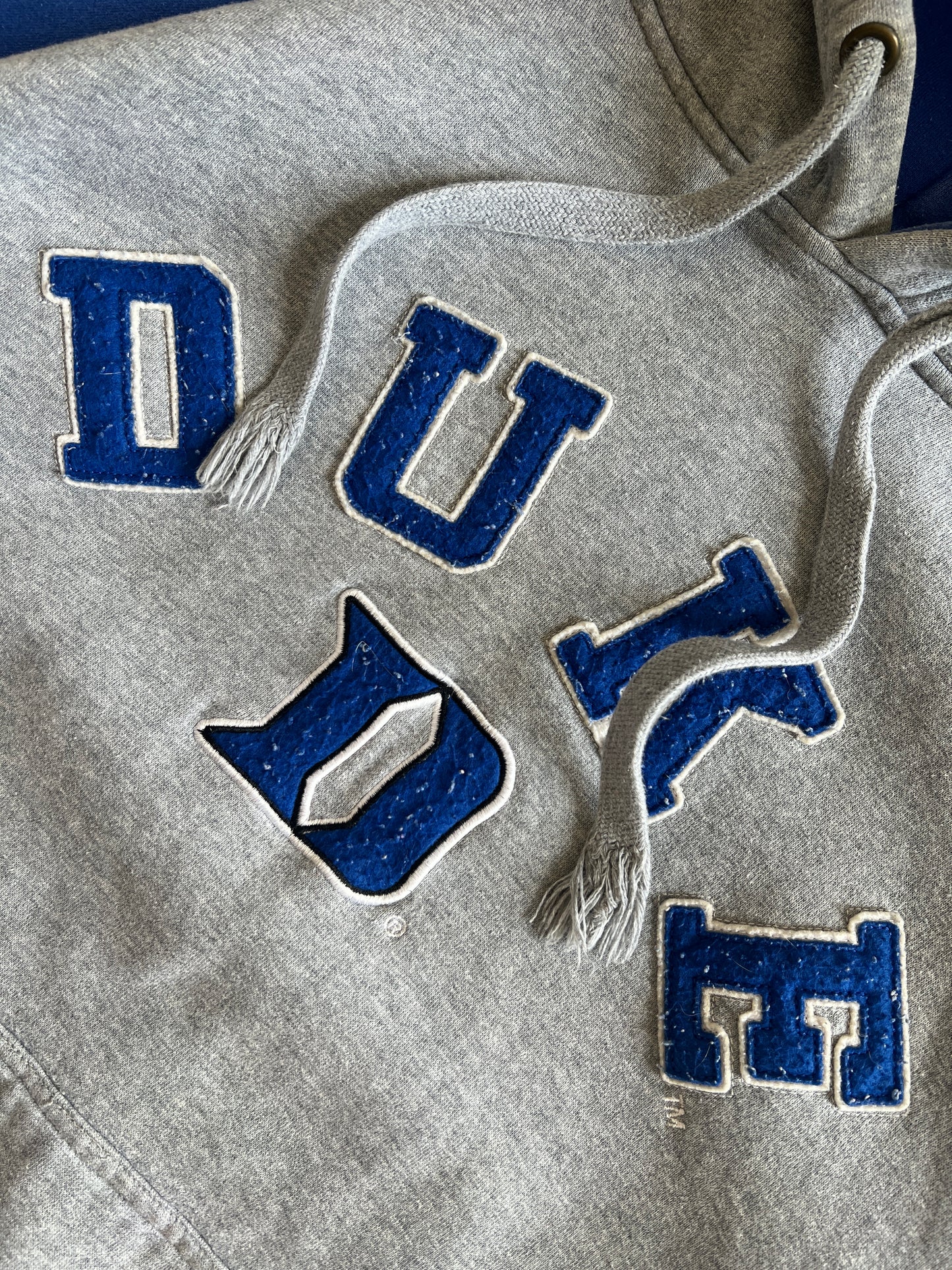 Vintage Duke Spellout Hoodie - XL