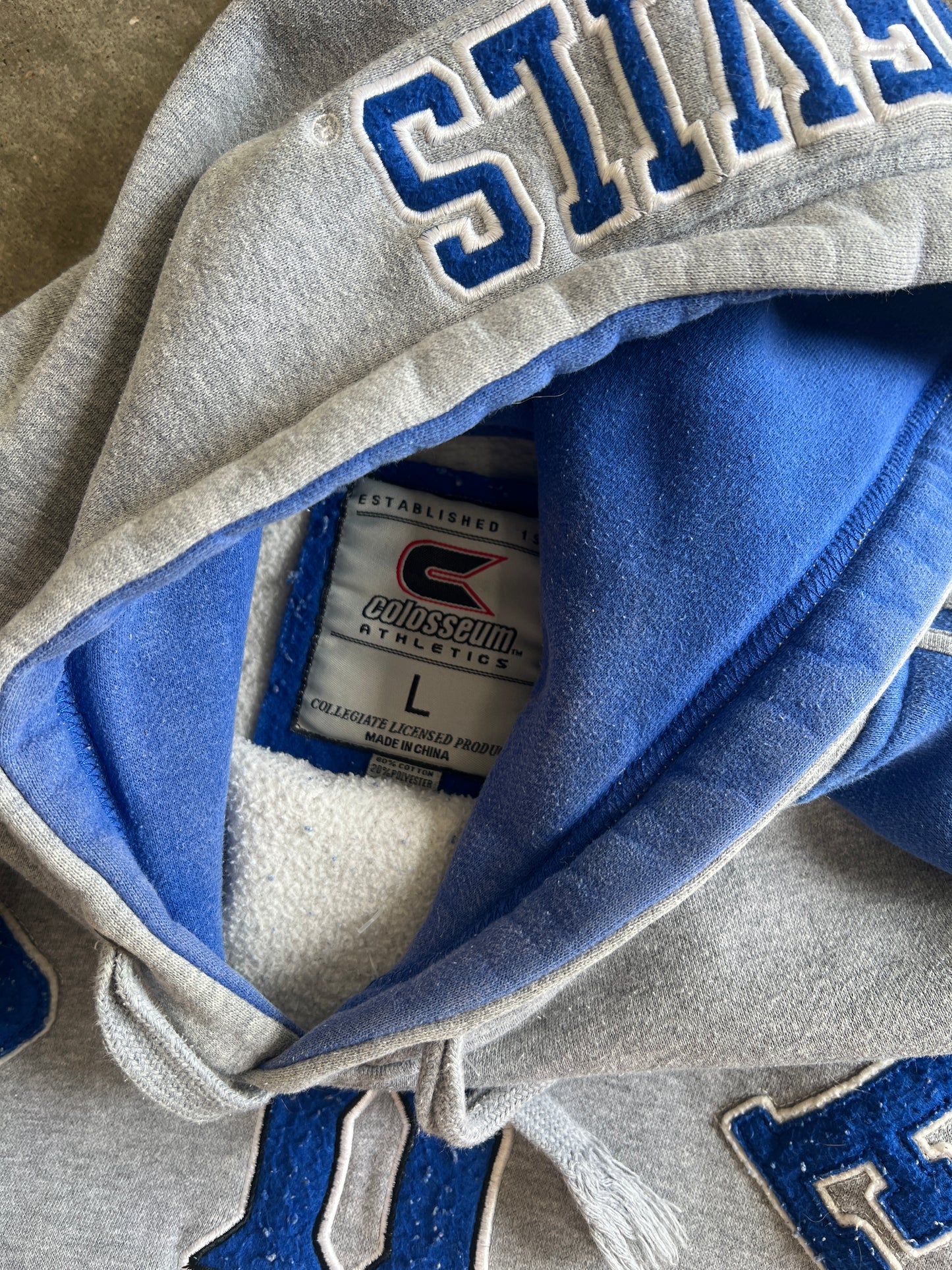 Vintage Duke Spellout Hoodie - XL