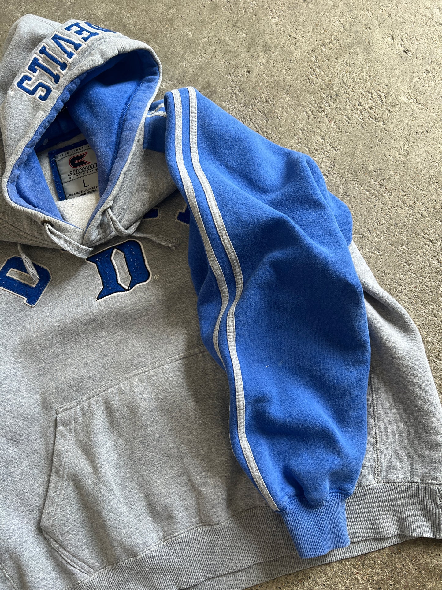 Vintage Duke Spellout Hoodie - XL