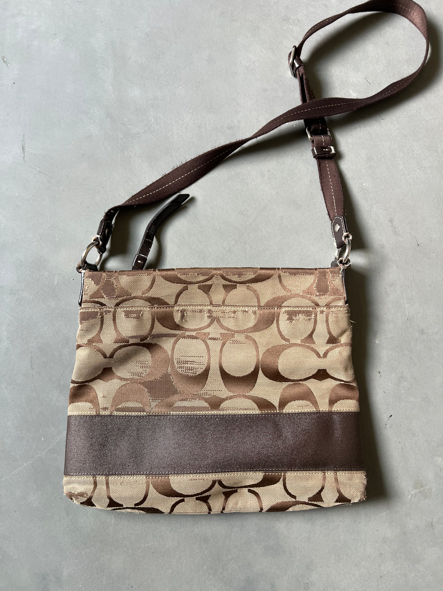 Vintage Tan Coach Bag