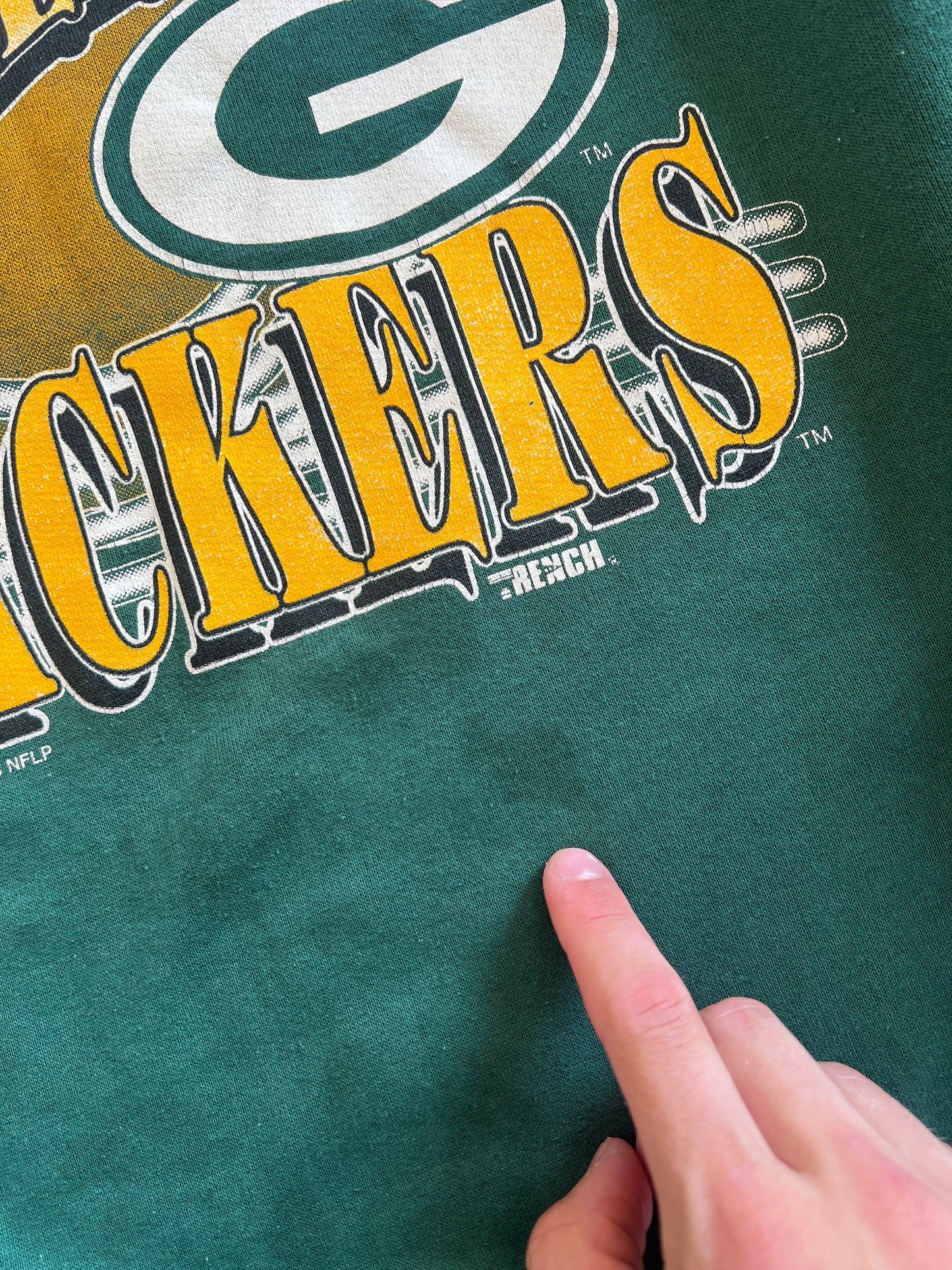 Vintage Green Bay Packers Crew - L