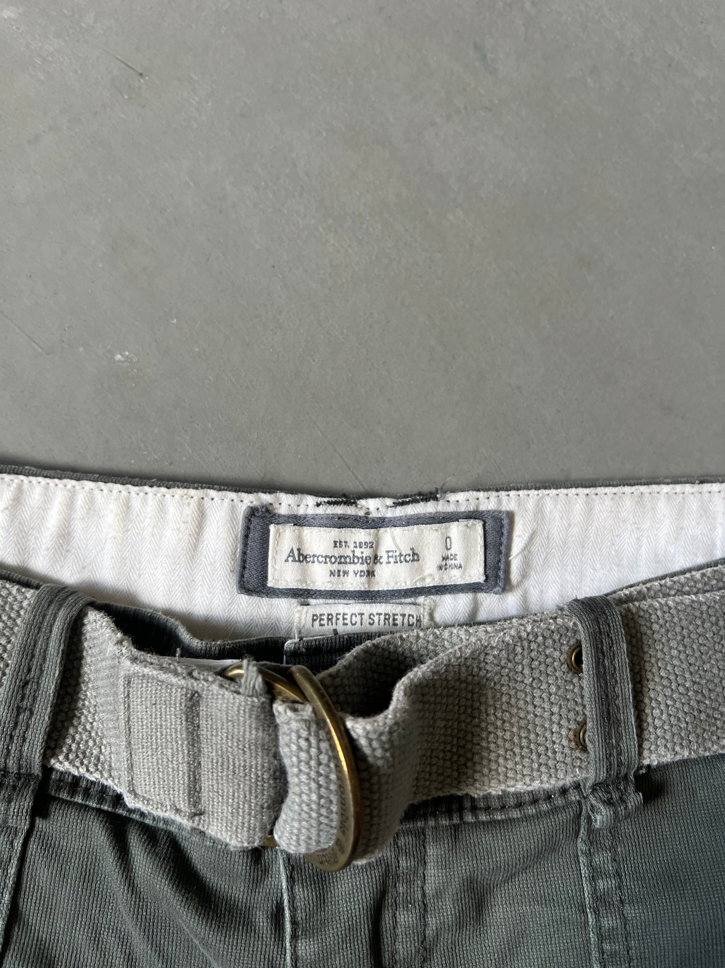 Army Green American Eagle Y2k Shorts - 0
