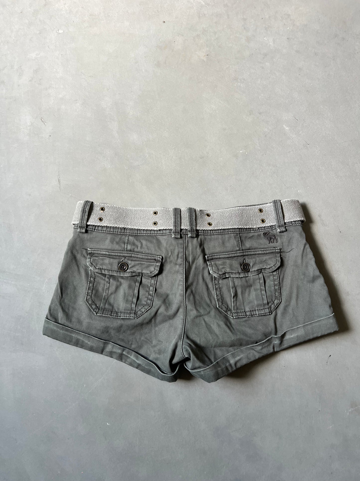 Army Green American Eagle Y2k Shorts - 0