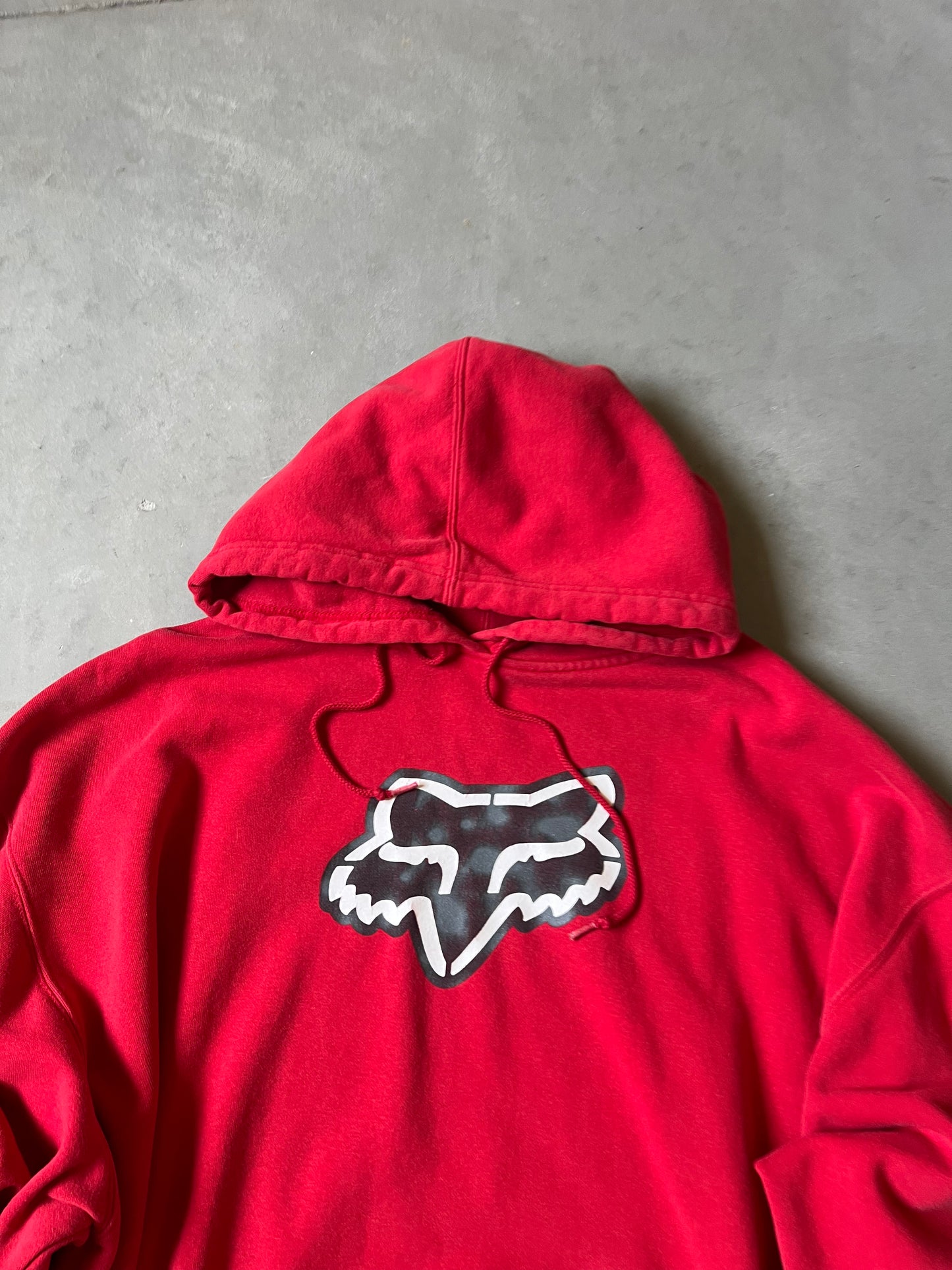 Fox Racing Red Logo Hoodie - XXL