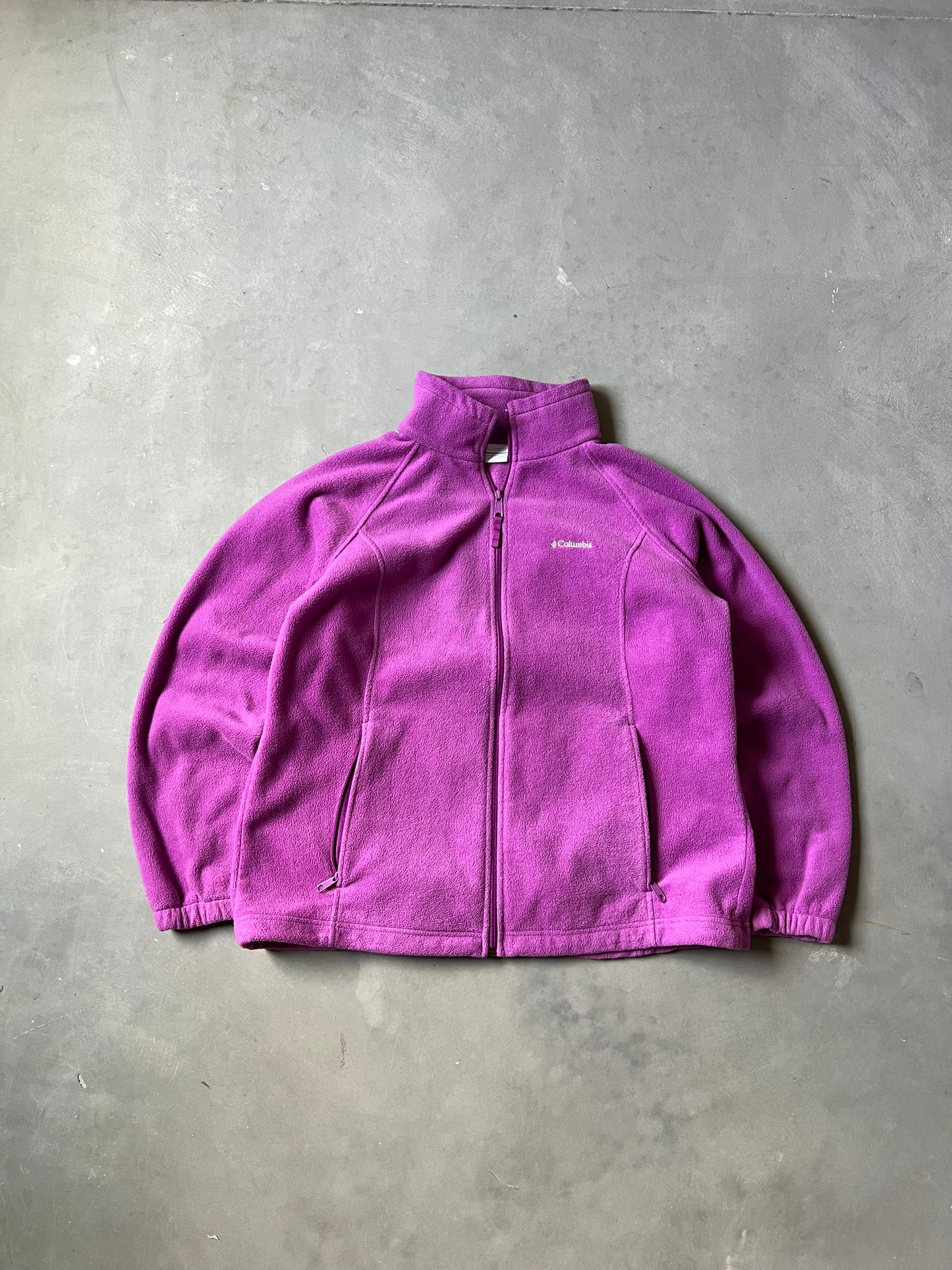 Columbia Purple Full Zip Fleece - XL