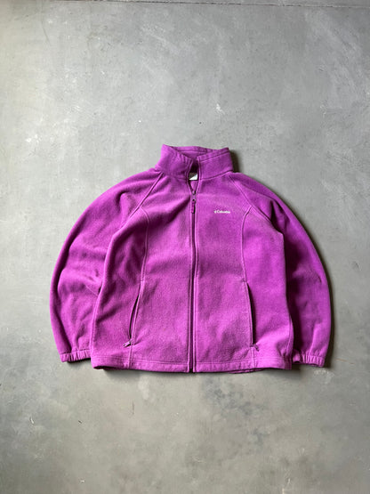 Columbia Purple Full Zip Fleece - XL