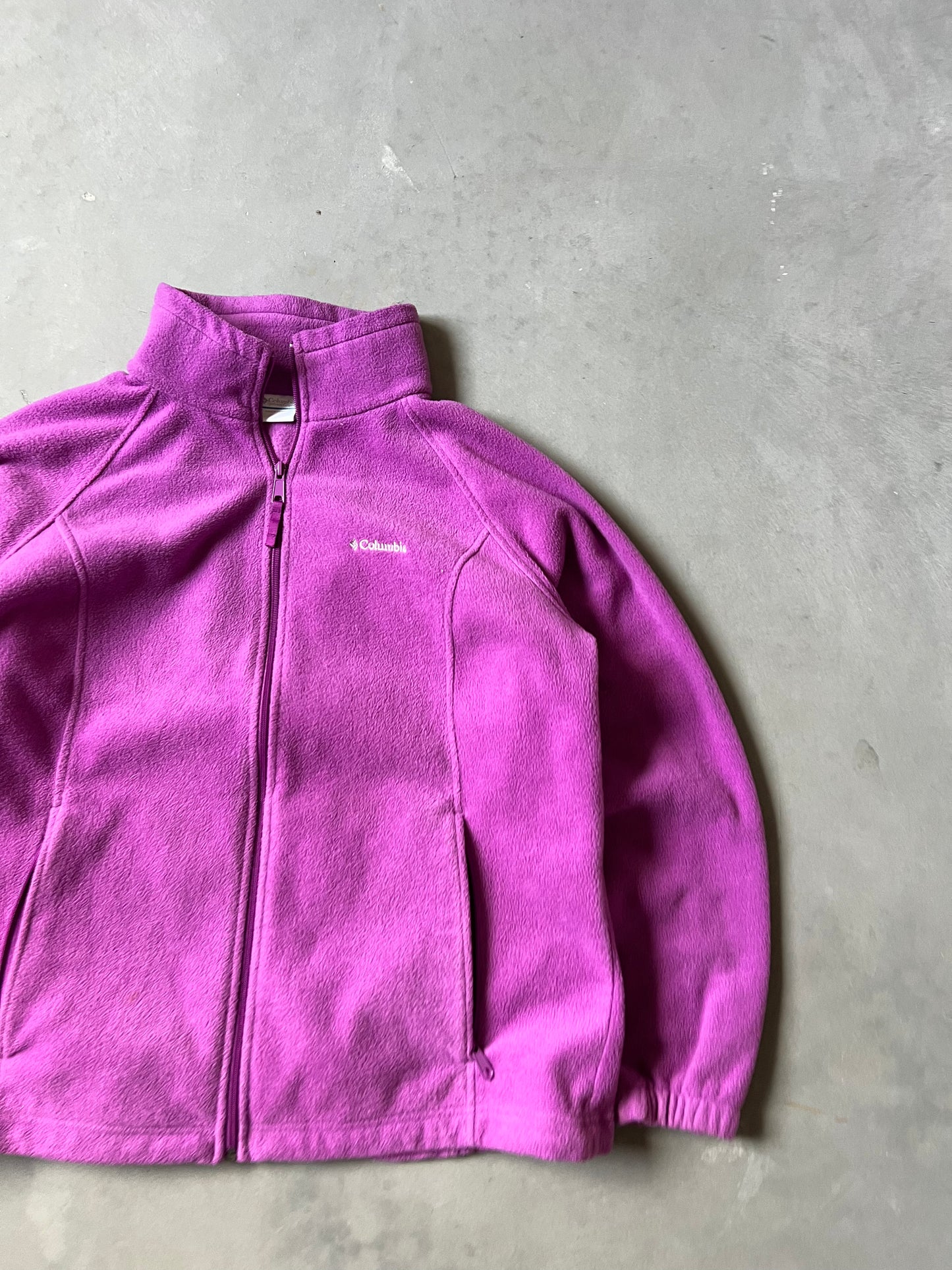 Columbia Purple Full Zip Fleece - XL