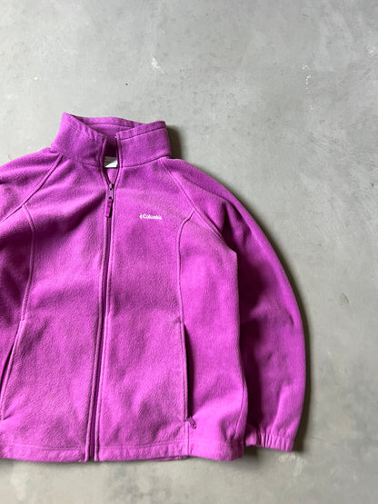 Columbia Purple Full Zip Fleece - XL