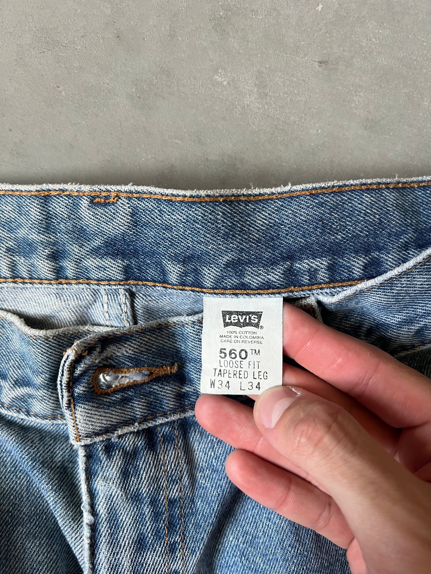 Vintage Levi 560 Denim Pants - 34