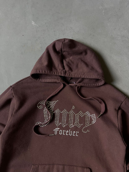 Vintage Brown Juicy Couture Rhinestone Hoodie - S