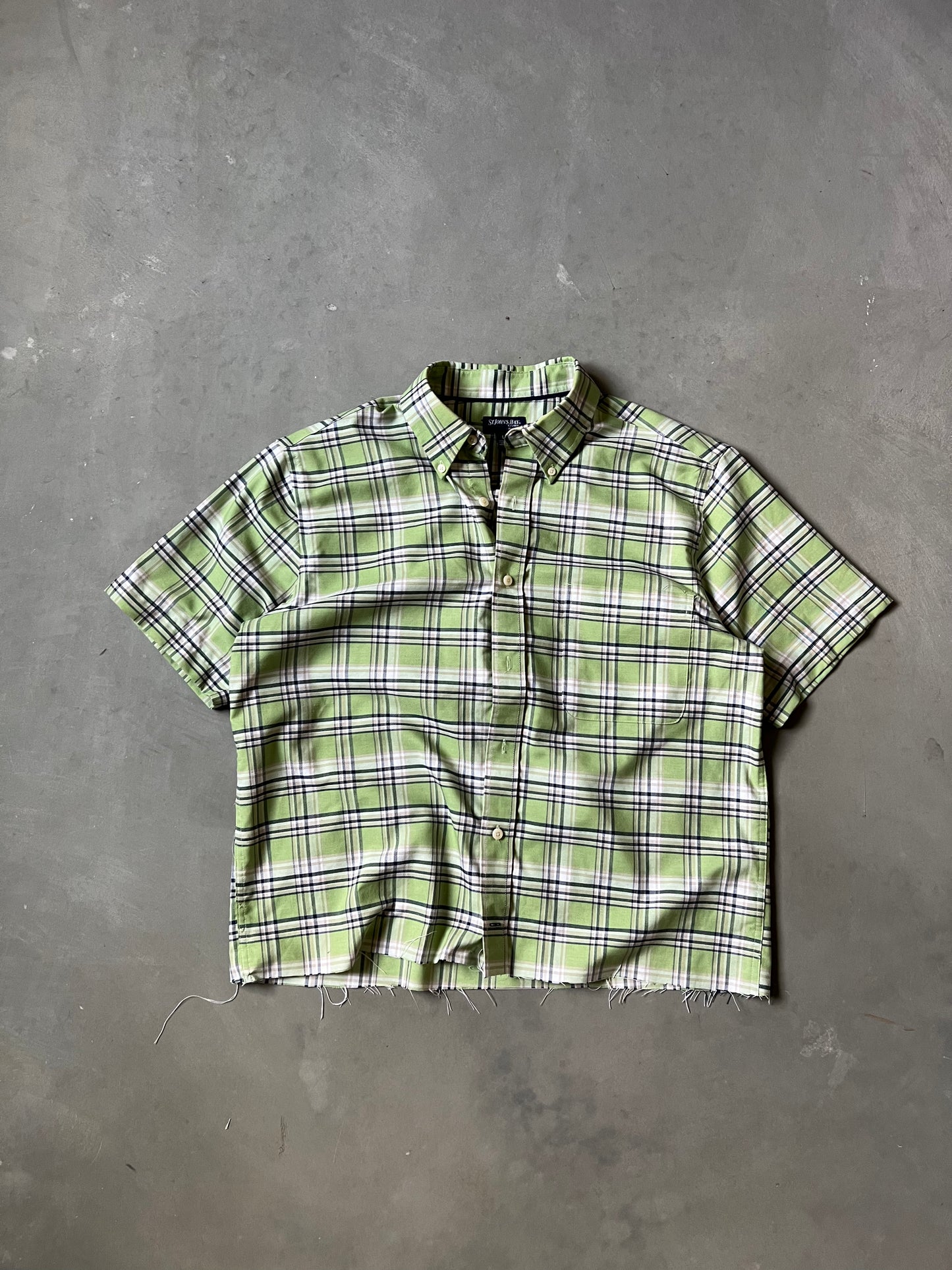 Green St Johns Bay Button Up Shirt - L