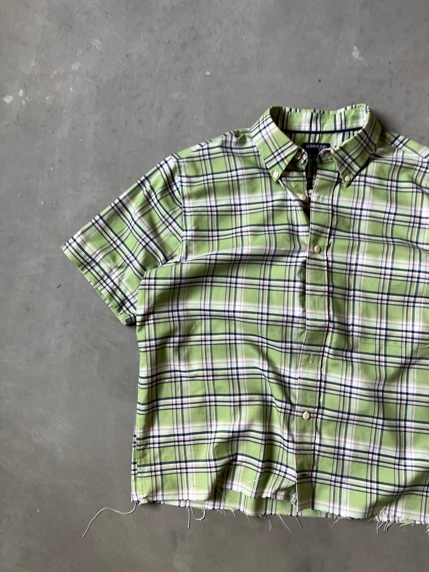 Green St Johns Bay Button Up Shirt - L