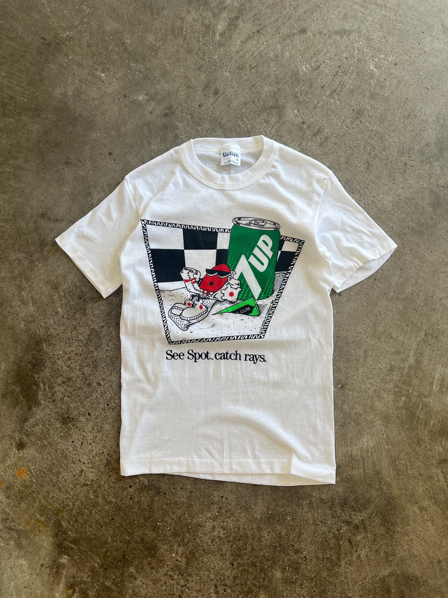 Vintage 7 Up Spellout Shirt - S