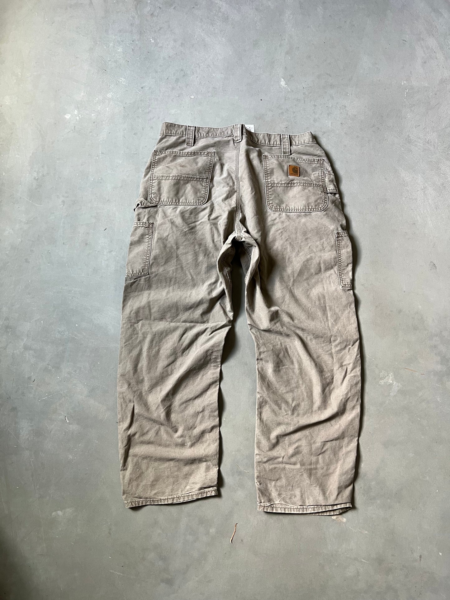 Vintage Brown Carhartt Baggy Fit Pants - 40