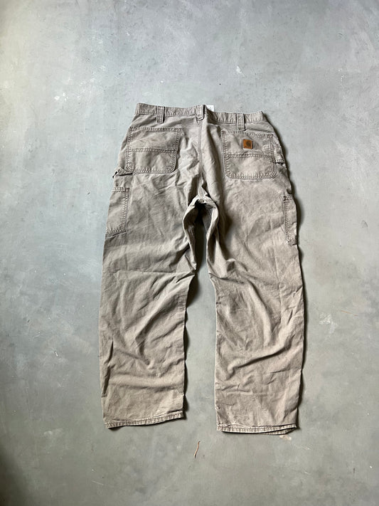 Vintage Brown Carhartt Baggy Fit Pants - 40