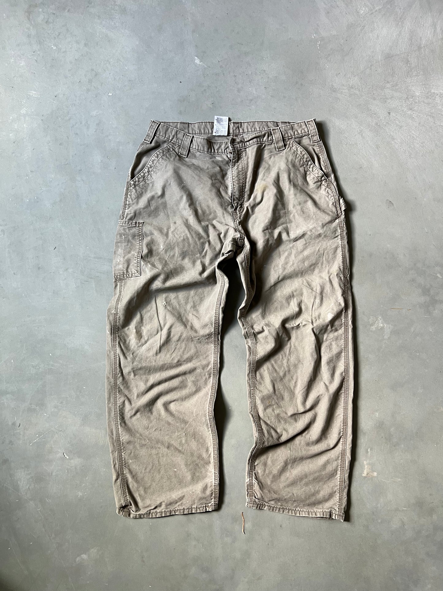 Vintage Brown Carhartt Baggy Fit Pants - 40