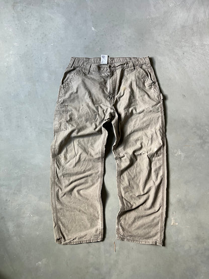 Vintage Brown Carhartt Baggy Fit Pants - 40