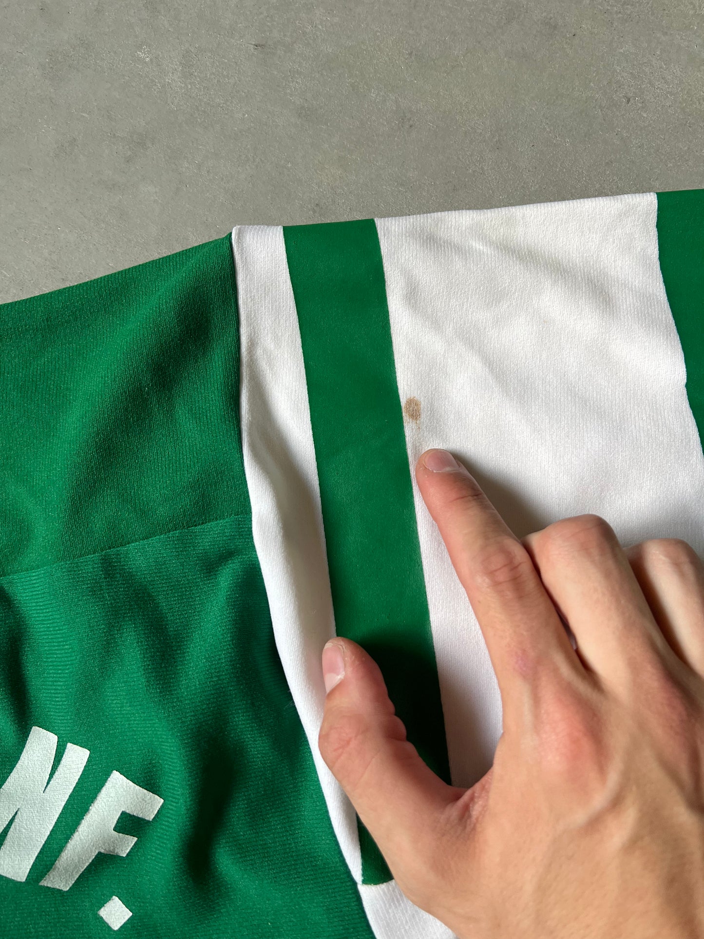 Vintage Green 1970s Football WarmUp Jersey - M