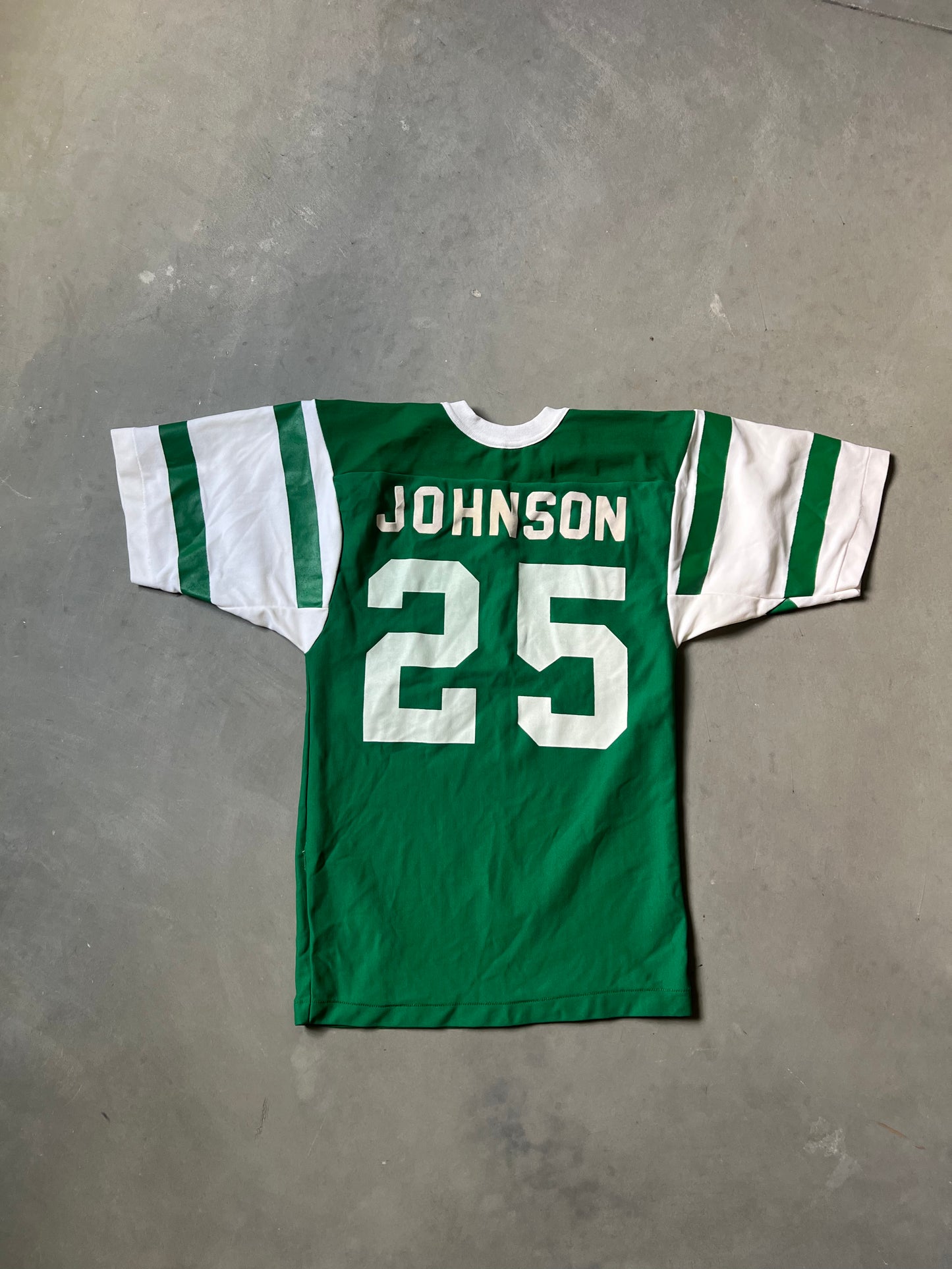 Vintage Green 1970s Football WarmUp Jersey - M