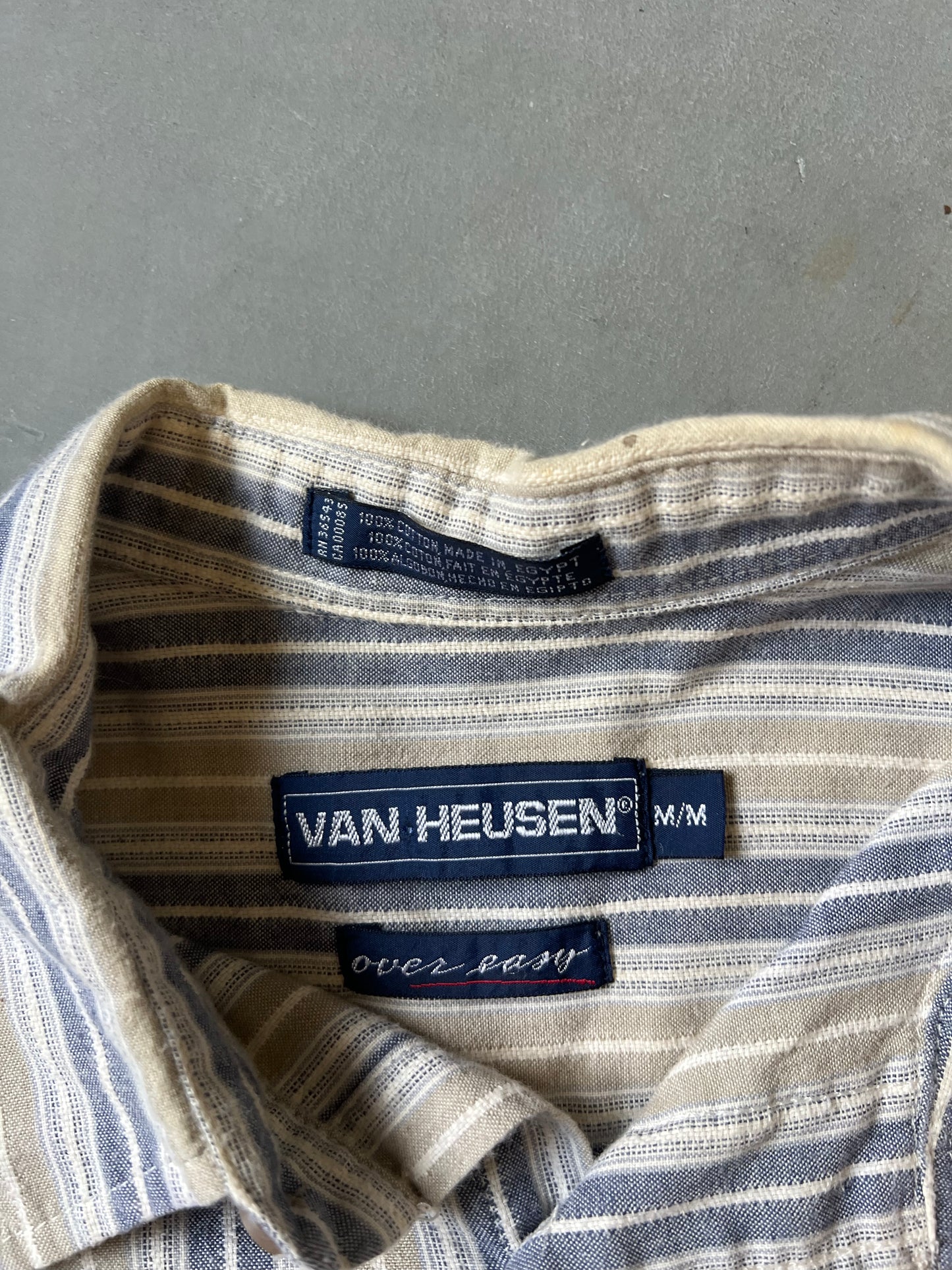 Vintage Cropped Van Heusen Button Up - L