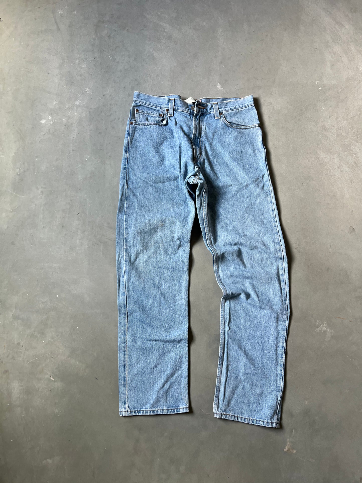 Levi 505 Light Wash Denim Pants - 34
