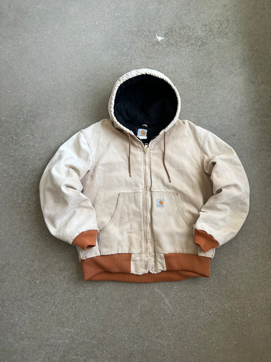 Vintage Faded Tan Carhartt Jacket - M