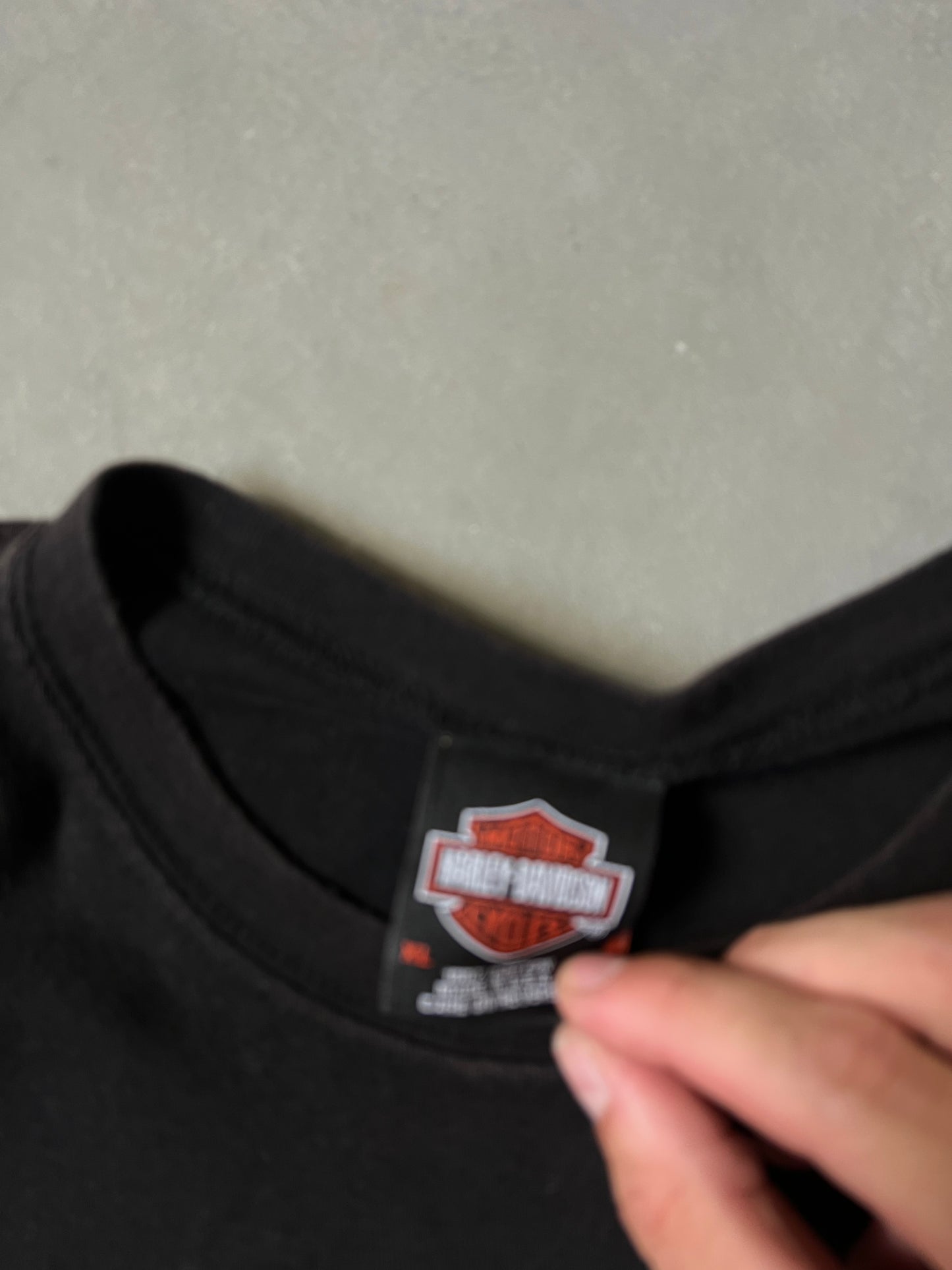 Vintage Black Harley Davidson Shirt - XL