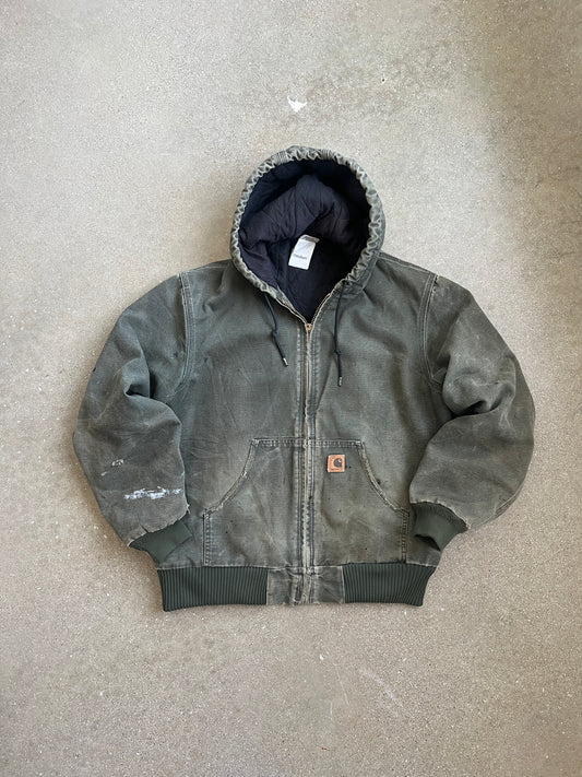 Vintage Moss Green Carhartt Jacket - M