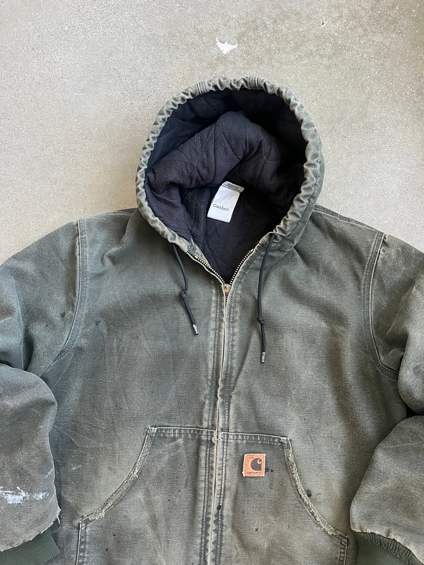 Vintage Moss Green Carhartt Jacket - M