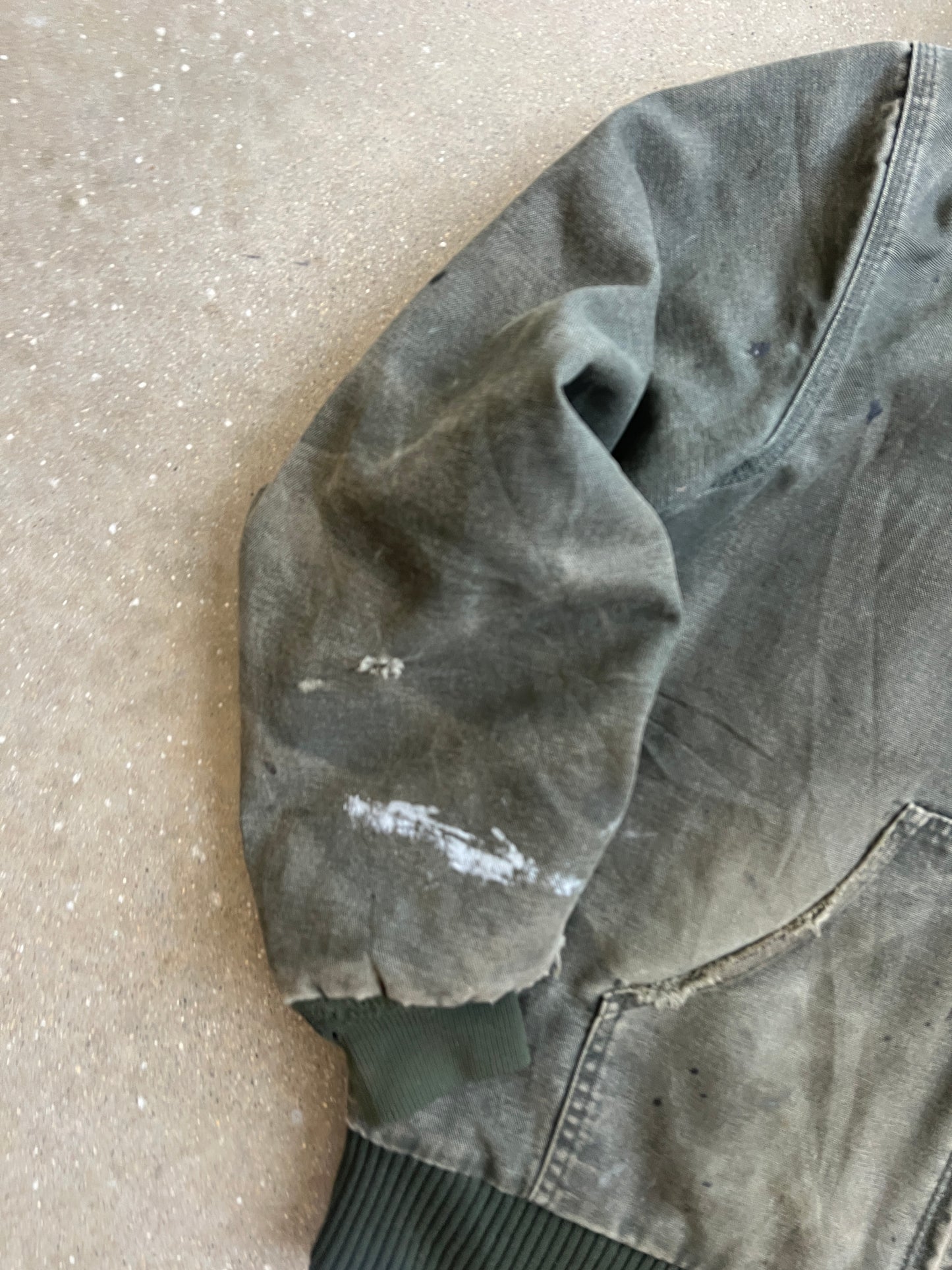 Vintage Moss Green Carhartt Jacket - M