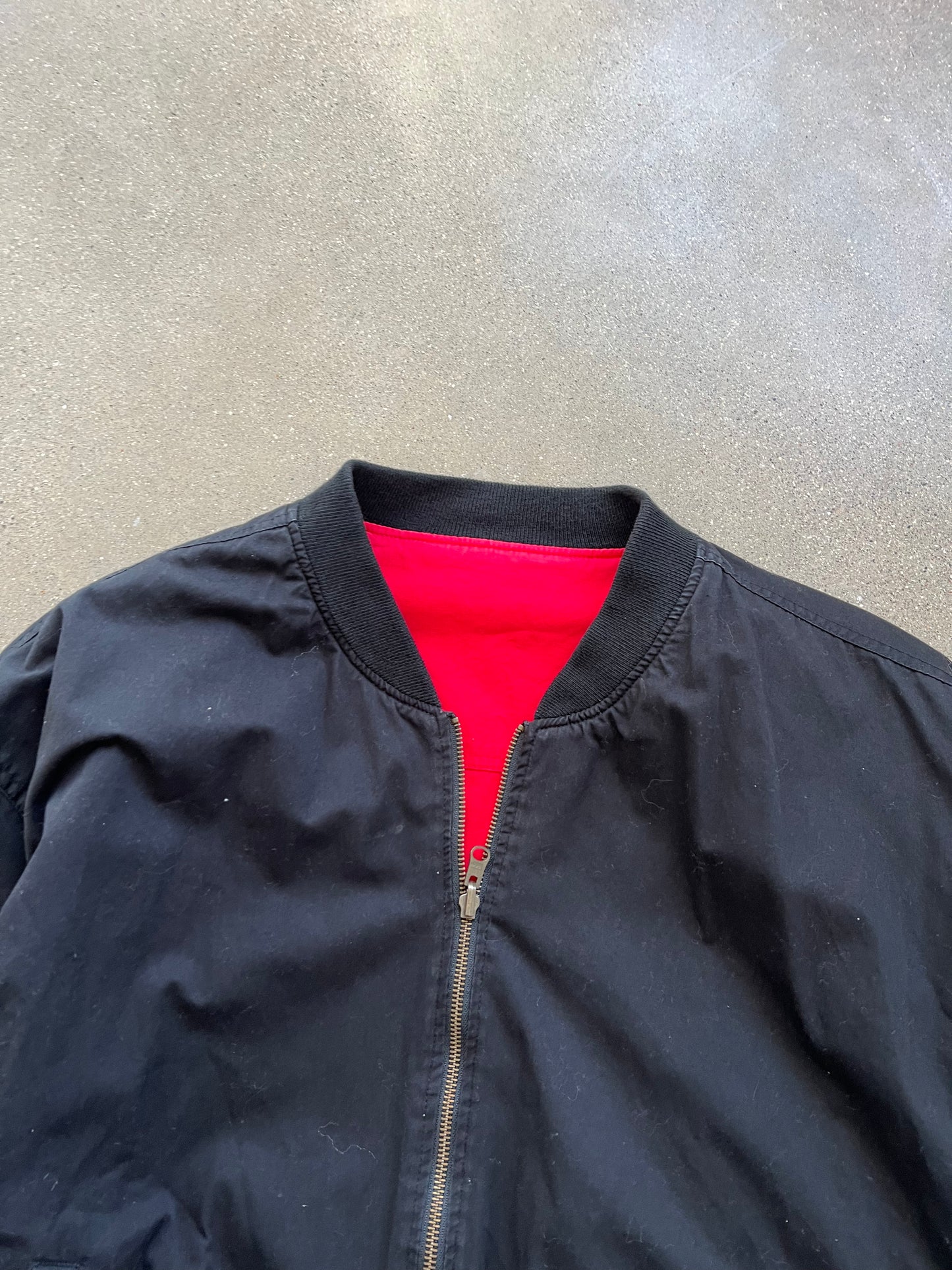 Vintage Black Marlboro Spellout Jacket - M