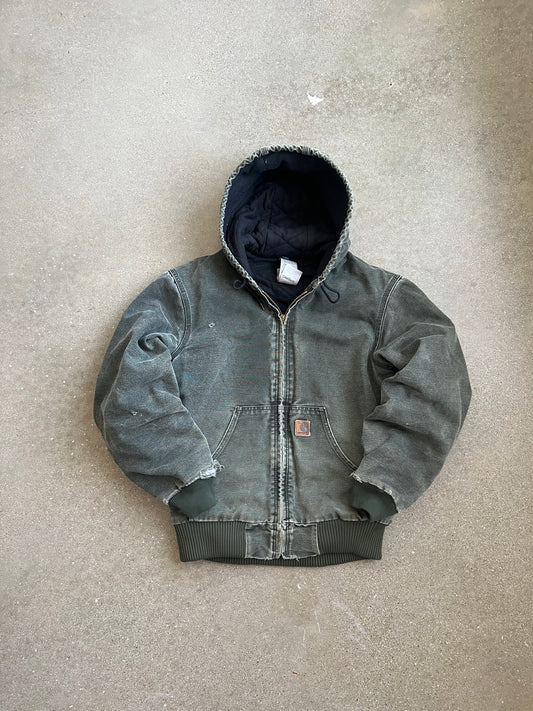 Vintage Moss Green Carhartt Jacket - S