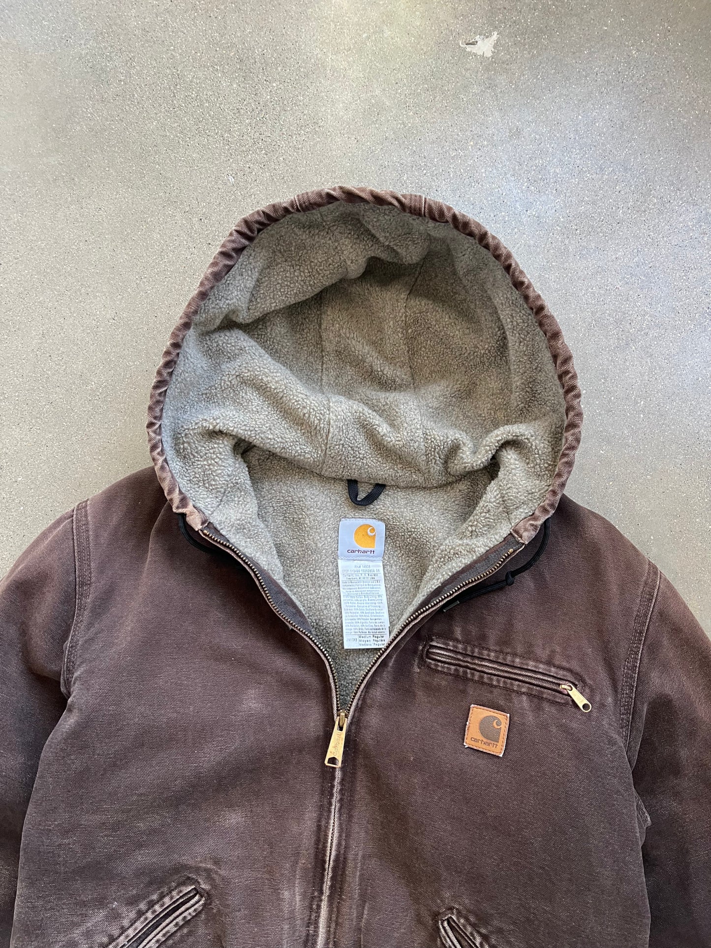 Vintage Brown Carhartt Sherpa Jacket - M